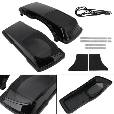 Motorrad 6 "x 9" Sattel tasche Lautsprecher deckel für Harley Street Road Glide Road King Ultra Cvo Street Road Glide 2014-2018