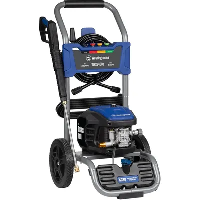 WPX3400e Electric Pressure Washer, 3400 Max PSI and 2.0 Max GPM, Brushless Onboard Soap Tank, Spray