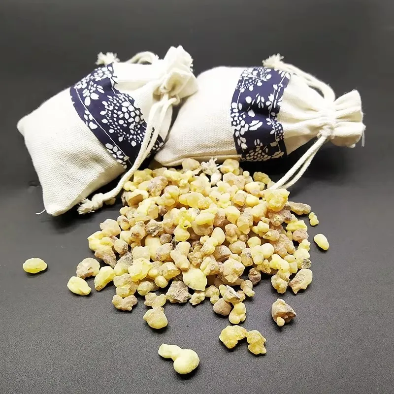 Rohe 100 g Weihrauchkegel in ethnischer Beutel Brock National Tears Gum Tree Resin für Medizin verbrannt für Aromatisch Image