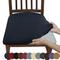 Stuhlsitzbezüge, weicher Stuhlbezug für Esszimmerstühle, Stretch, abnehmbare Stuhlbezüge für Esszimmer, Küche, Samtsitzbezüge für Esszimmer