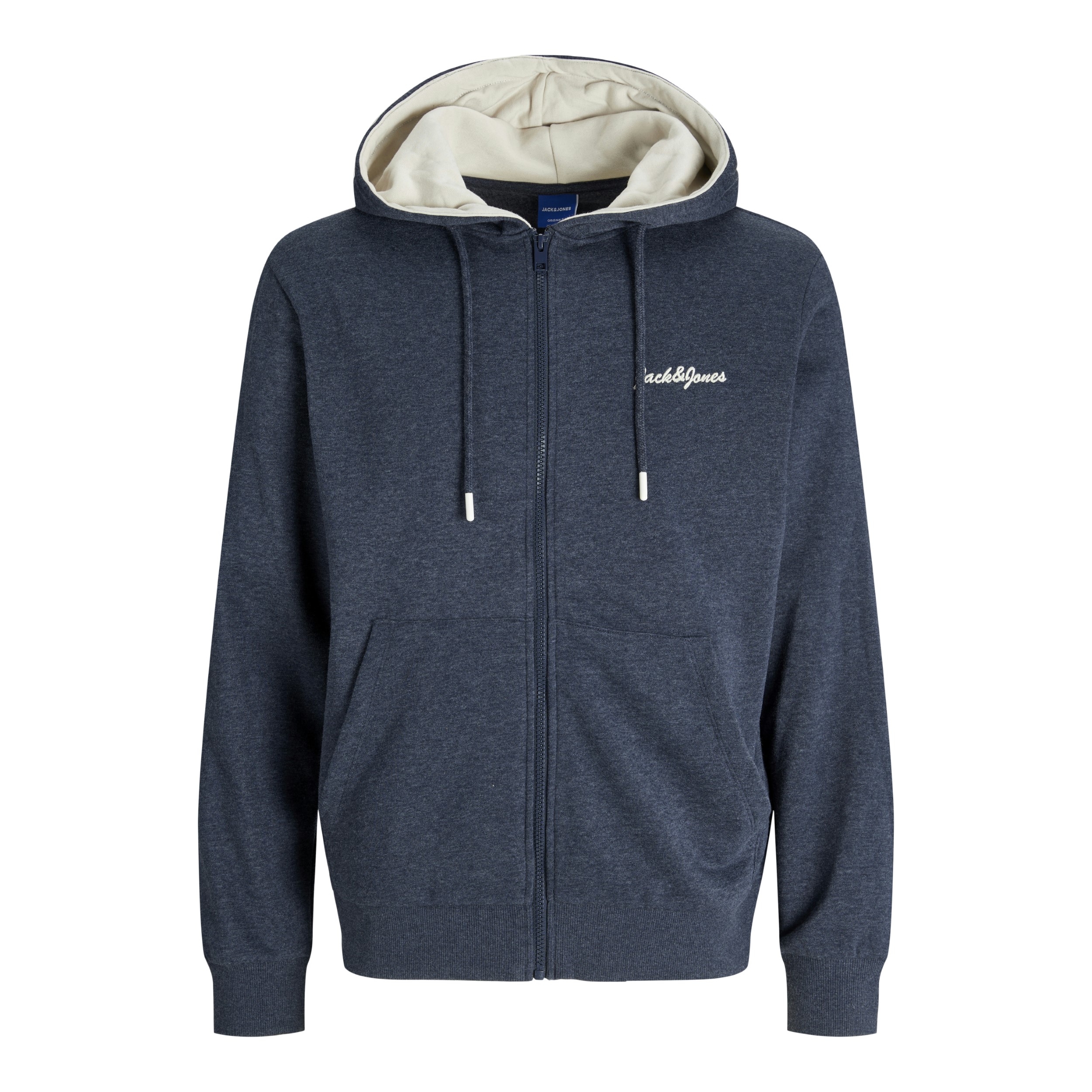 Herren-Kapuzenpullover der Marke Jack & Jones. Der Hoodie ist aus hochwertiger Baumwolle und Polyester gefertigt. Die feine Mischung dieser Materialien sorgt für einen herrlich warmen Tragekomfort. Marke: Jack & JonesModellname: Jor Tango Zip Sweat...