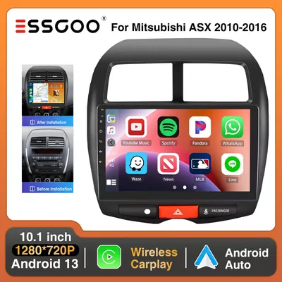 ESSGOO 10.1" Android 13 Carplay/ Car Stereo For Mitsubishi ASX 2010-2016 Android Auto Radio