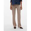 Anzughose VERO MODA "VMZAMIRA MR SLIM STRAIGHT PANT", Damen, Gr. M (38), Länge 34, grau (moon rock), Web, Obermaterial: 95% Polyester, 5% Elasthan, unifarben, elegant, Hosen