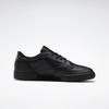 Sneaker REEBOK CLASSIC "CLUB C 85", Gr. 47, schwarz (schwarz, charcoal), Leder, sportlich, Schuhe Herrenschuh Retrosneaker Skaterschuh Sneaker Sneaker low
