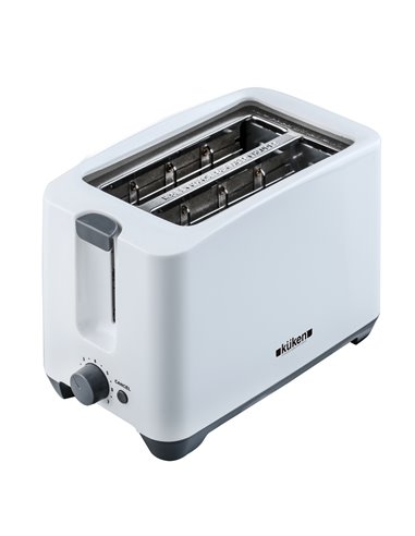 KUKEN Küken Toaster 2 Scheiben 750 W Weiß Image