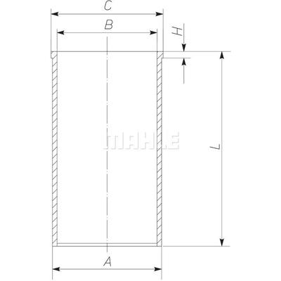 MAHLE Universal 143,3mm 209 WT 34 00