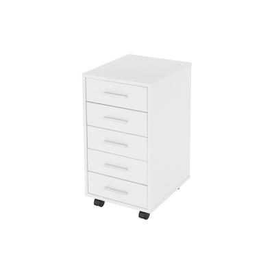 ML-Design Rollcontainer Bürocontainer Büroschrank Aktenschrank Rollschrank 5 Schubladen Image