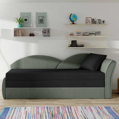 Schlafsofa Liegesofa 218 cm breit aus Velours