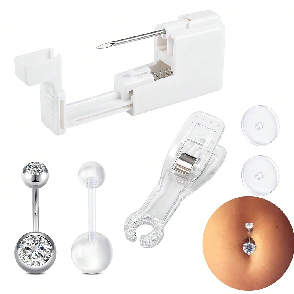 Kit per piercing all'ombelico Pistola Kit per piercing all'ombelico Pistola per piercing all'ombelico Kit per piercing all'ombelico Kit per piercing all'anello all'ombelico