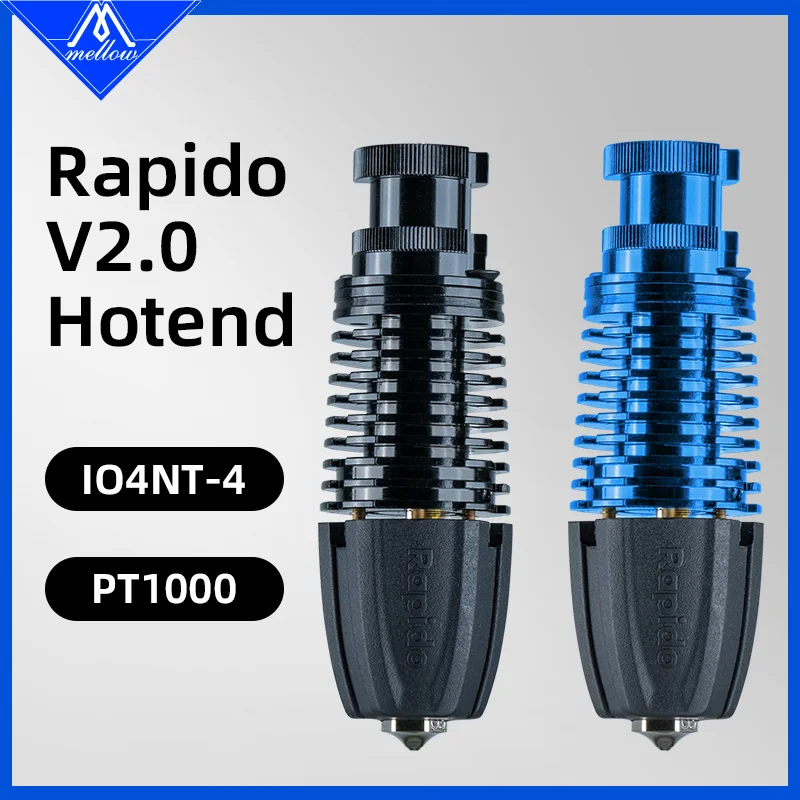 Mellow Phaetus Rapido 2.0 V2 HF/UHF Hotend PT1000 für DDG Bowden CW2 Extruder BLV Voron VzBoT ersetzen Dragon Hotend Image