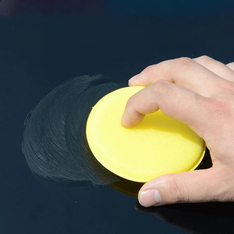 4 stücke Auto Wachs Applikator Pads Mikro faser Applikator ultra-weiche Auto Polier pad Mikro faser Schwamm Applikator Image