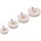 TEMU 4pcs Plastic Drain Stopper Set With Hanging Rings, Rubber Seal For Kitchen Sink, Bathroom, Laundry, Shower Faucet Cover, Bathtub Stopper And Plug Set For Home