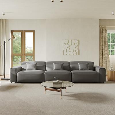 128.74"Power Couch Sofa Bed Electric Lounge Sleep Sofa Bed, Remote Control, Adjustable Headrest, Easy-to-Clean Sofa Bed, Living Room & Guest Room, Dark gray