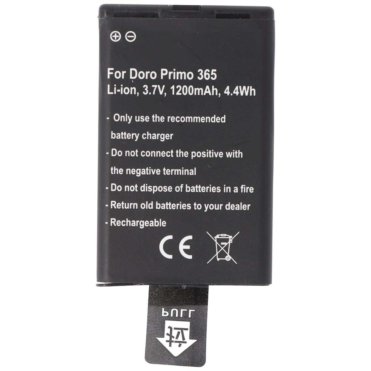 AccuCell Akku passend für den Handy Doro Primo 365 Akku, Skylink Duos Akku RBC01 Image