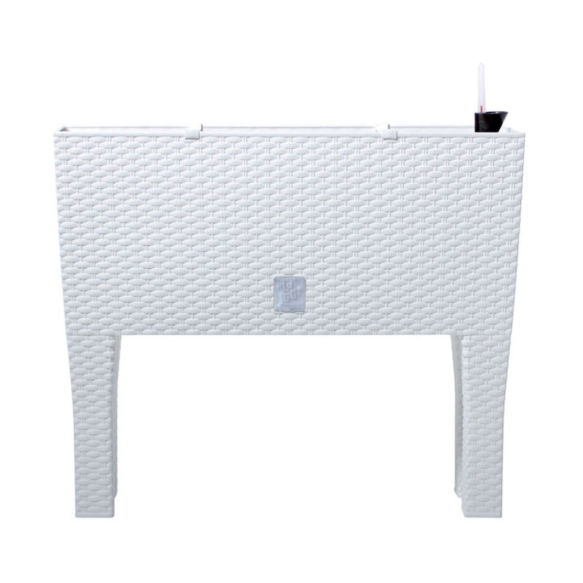 Prosperplast - Hoher Topf 30L Rato Case High aus Kunststoff in Weiß, 46 cm x 60 cm x 25 cm Image