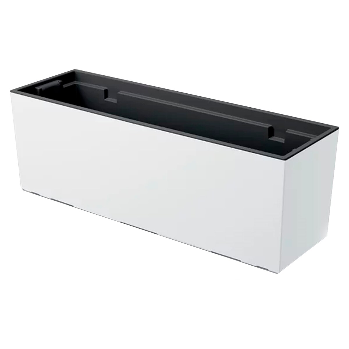 Prosperplast - Balkonjardiniere URBI CASE Weiß, Abmessungen 580x180x195 mm Image