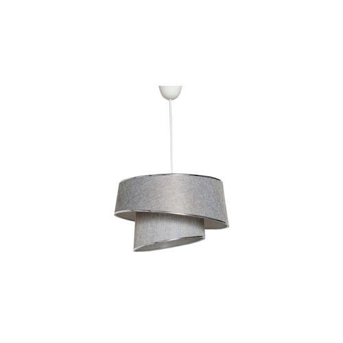 Deckenlampe in Grau/Chrom 32x32x70cm WellHome Ness