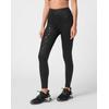 Leggings PLEIN SPORT "Leopard", Damen, Gr. XS, US-Größen, schwarz (02, schwarz), Obermaterial: 75% Polyamid, 25% Elasthan, Hosen