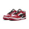 Sneaker PUMA "Rebound Retro Sneakers Erwachsene", Gr. 40, rot (schwarz for all time rot), Obermaterial: Textil, Kuhleder, Synthetik; Futter: Textil; Innensohle: Textil; Laufsohle: Gummi, Schuhe