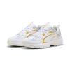 Sneaker PUMA "Milenio Tech Sneakers Erwachsene", Gr. 47, weiß archive gold warm gelb, Obermaterial: Textil, Synthetik; Futter: Textil; Innensohle: Textil; Laufsohle: Gummi, Schuhe