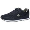 Slipper LICO "Freizeitschuh Simon Slipper", Gr. 38, blau, Synthetik, Schuhe