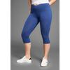 3/4-Hose KANGAROOS, Damen, Gr. 56, N-Gr, blau (marine), Jersey, Obermaterial: 95% Baumwolle, 5% Elasthan, sportlich, bequem 3/4-Länge, Hosen, Große Größen