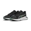 Trainingsschuh PUMA "PWR Hybrid Trainingsschuhe Erwachsene", Gr. 40.5, schwarz grün moon weiß, Obermaterial: Textil, Synthetik; Futter: Textil; Innensohle: Textil; Laufsohle: Gummi, Schuhe
