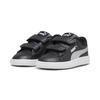 Sneaker PUMA "PUMA Smash 3.0 Glitz Glam Sneakers Mädchen", Kinder, Gr. 22, schwarz (schwarz silber weiß metallic), Obermaterial: Synthetik, Textil; Futter: Textil; Innensohle: Textil; Laufsohle: Gummi, Schuhe