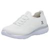 Slip-On Sneaker RIEKER SPORT, Damen, Gr. 36, weiß, Textil, sportlich, Schuhe Sneaker, Slipper, Freizeitschuh, Schlupfschuh mit Elastik-Einstieg, Topseller