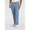 Straight-Jeans LEVI'S "501 LEVI'S ORIGINAL", Herren, Gr. 33, Länge 32, blau (ferry building blau), Denim/Jeans, Obermaterial: 100% Baumwolle, casual, normal lang, Jeans, mit Markenlabel