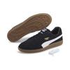 Sneaker PUMA "PUMA Handballschuhe Erwachsene", Gr. 47, bunt (schwarz, weiß gum beige), Obermaterial: Synthetik, Kuhleder; Futter: Synthetik; Innensohle: Textil; Laufsohle: Gummi, Schuhe