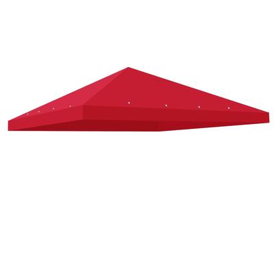 Yescom 117"x117" Gazebo Top Replacement for Smaller 10x10Ft 1-Tier Outdoor Patio Canopy Cover Party Yard Garden Red