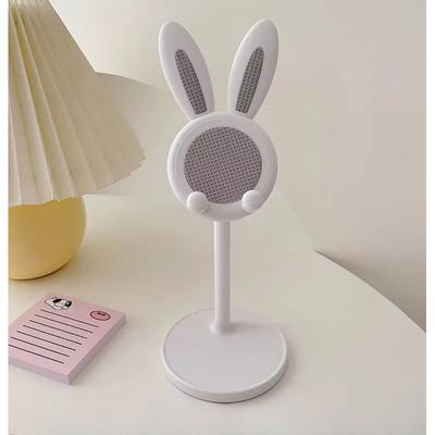 TEMU Pink Mobile Phone Holder Desktop Mobile Phone Holder Suitable For Mobile Phone Models, Adjustable Cartoon Desktop Holder Image