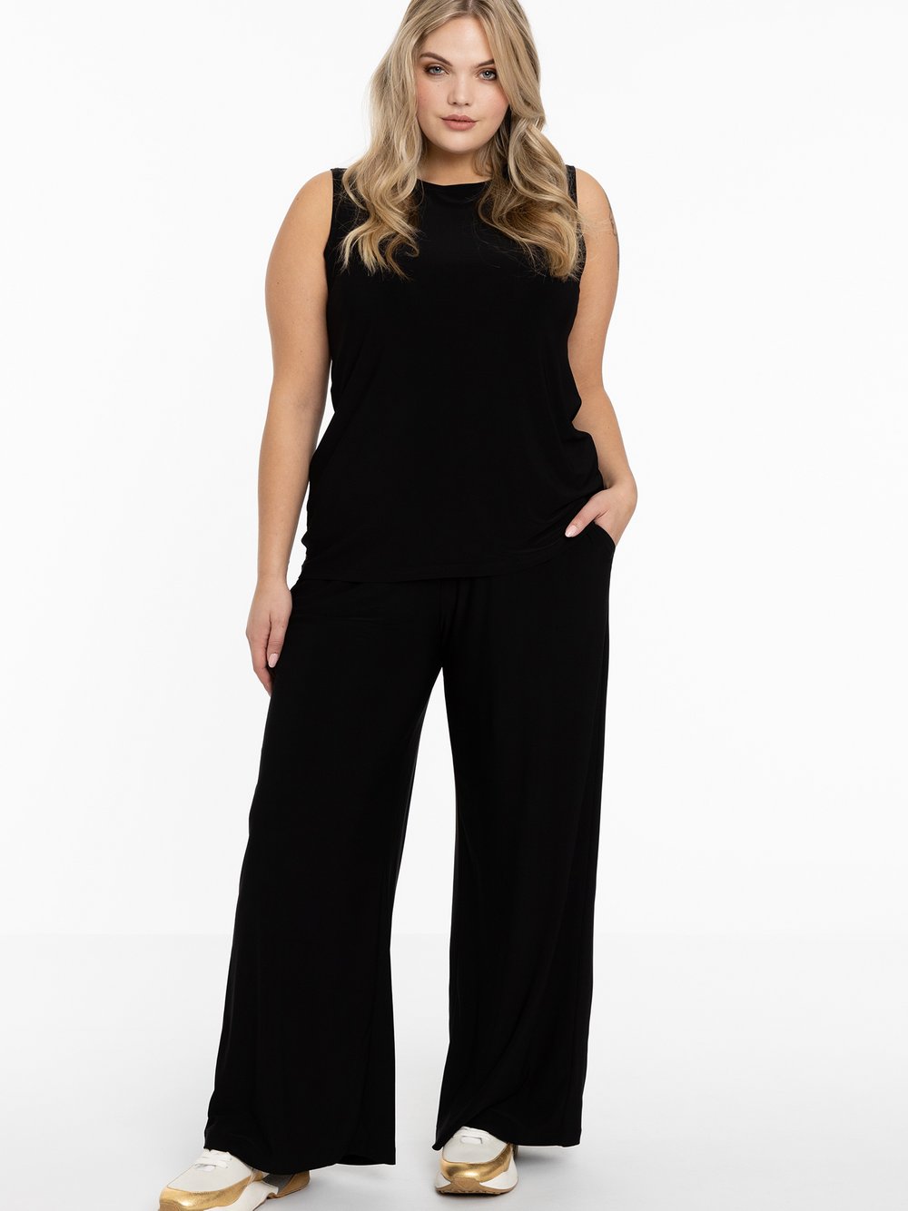 YOEK Hose Damen schwarz, 54-56 Image