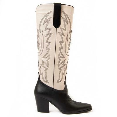 Montevita Stiefel Mit Absatz Vaquera In Weiß Image