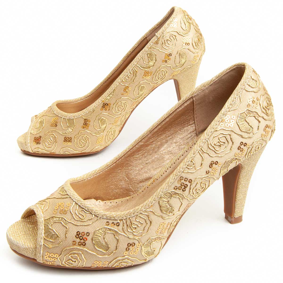 Montevita Absatzschuh Unne77 in Gold Image