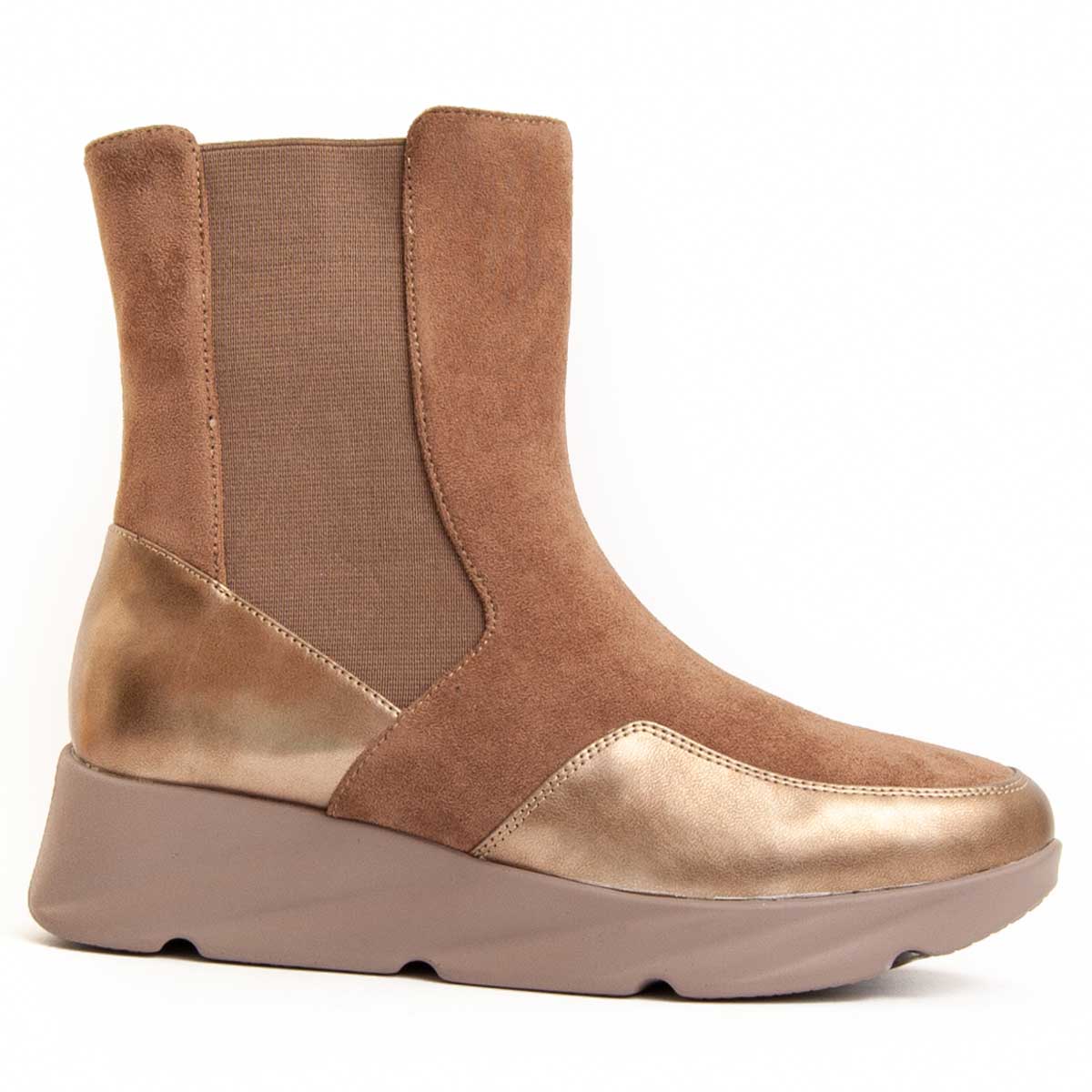 Montevita Keil-Stiefelette Calig2 In Braun