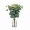 100PCS Green Fake Plants Silk Eucalyptus Leaf Christmas Decoration Vase for Home Garden Wedding