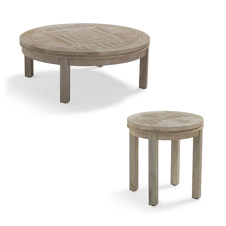 Mantua Tables Tailored Furniture Cover - Coffee Table, Gray - Frontgate