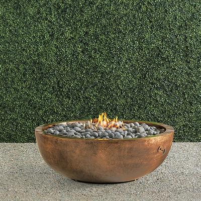 Hammered Copper Fire Pit Stainless Steel - Natural Gas - Frontgate