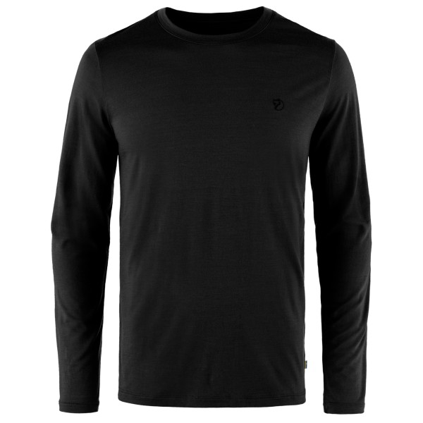 Fjällräven - Abisko Wool L/S - Longsleeve Gr M schwarz