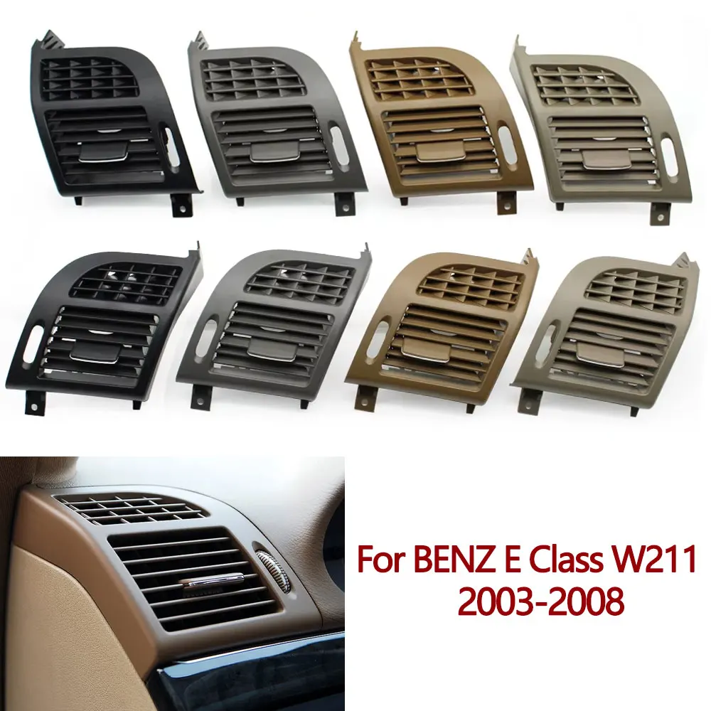 W211 Auto Cruscotto Anteriore Aria Condizionata Sinistra Destra AC Griglia di Sfiato Pannello di Uscita di Copertura Per Mercedes Benz Classe E W211 2003-2008