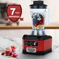 【7 anni di garanzia】 Frullatore da bar commerciale professionale per carichi pesanti senza BPA Frullatore per alimenti Spremiagrumi Frantoio per ghiaccio Frullatore Max 2200W
