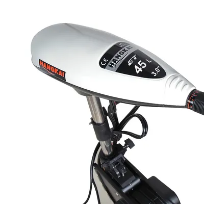 HANGKAI-12V 45LBS Outboard Electric Engine for Boats, Lightweight Trolling Motor for Fishing Kayak