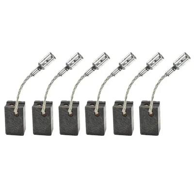 6pcs Carbon Brushes For Bosch 6.5x8x13mm GWS 7-100 GWS 7-115 E GWS 7-125 GOP250CE Angle Grinder Replacement Carbon Brushes