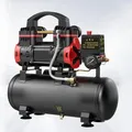 Compressore d'aria silenzioso 220V 10/15L/30L 1100W 1500W Pompa d'aria portatile silenziosa senza olio per riparazione domestica Compressore di gonfiaggio dei pneumatici2025
