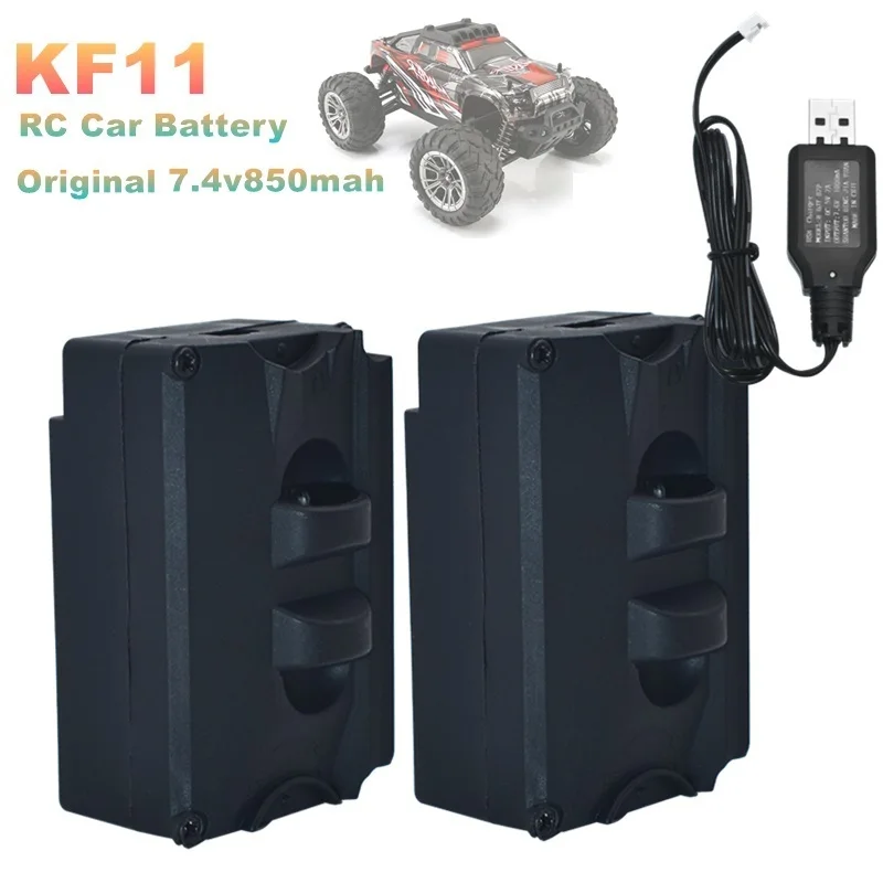 Batterie Ladegerät Für KF11 Rc Auto Batterie 7,4 v 850 mah Li-Ion Batterie KF11 4WD Fernbedienung Fahrzeug KF11 batterie 603048 Image