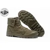 Original PALLADIUM Pallabrouse Grüne Turnschuhe Drehen Männer Frauen Arbeitskleidung Stiefeletten Leinwand Freizeitschuhe Wanderschuhe Eur39-45