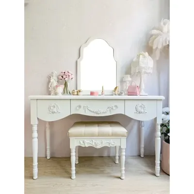 Dresser Bedroom European French Small Unit Makeup Table Makeup Cabinet Storage Cabinet Integrated Small Makeup Desk