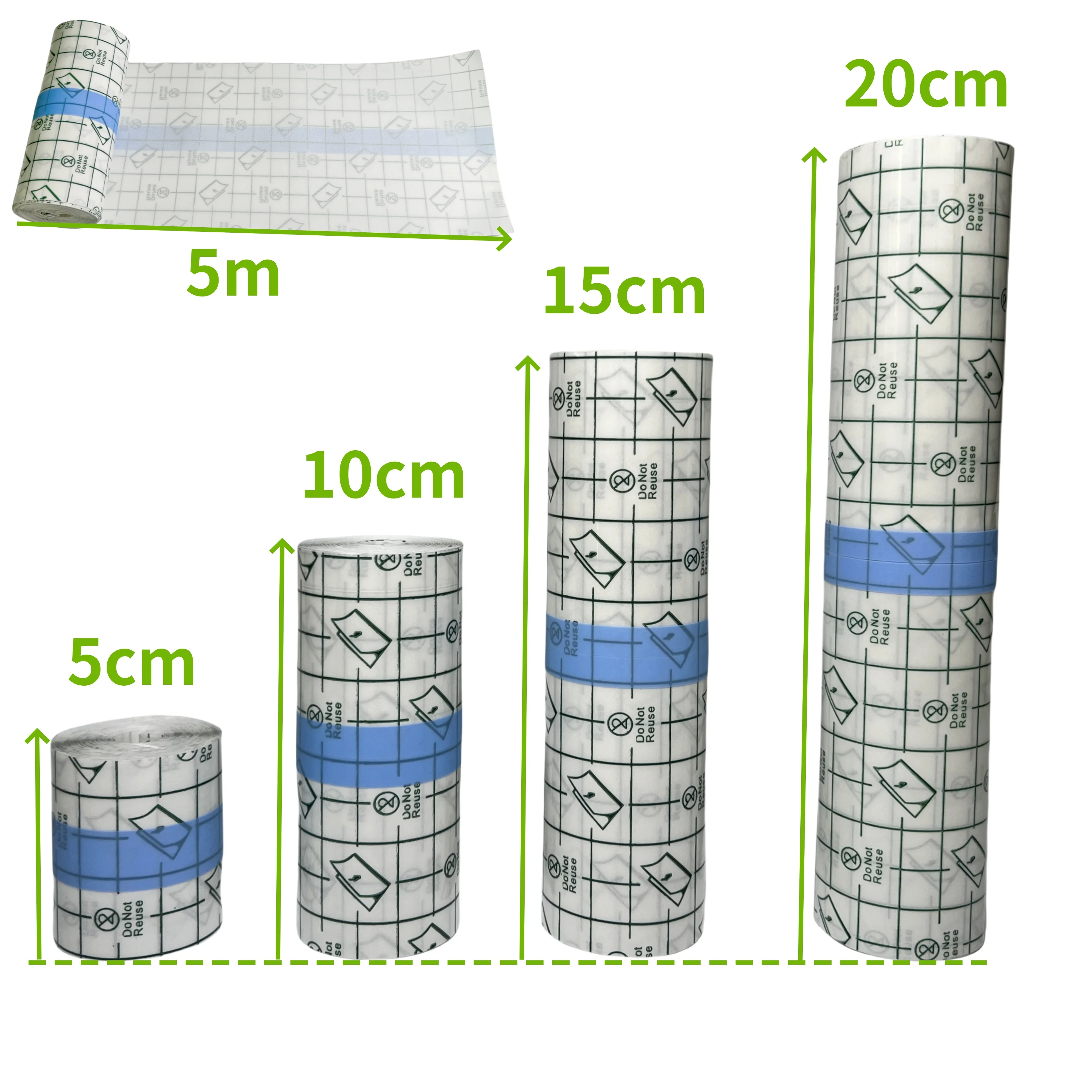 Marke Neue 5 m Wasserdichte Tattoo Heilung PU Film Für Nachsorge Schutz Verband Transparente Haut Reparatur Wrap Rolle Versorgung Image